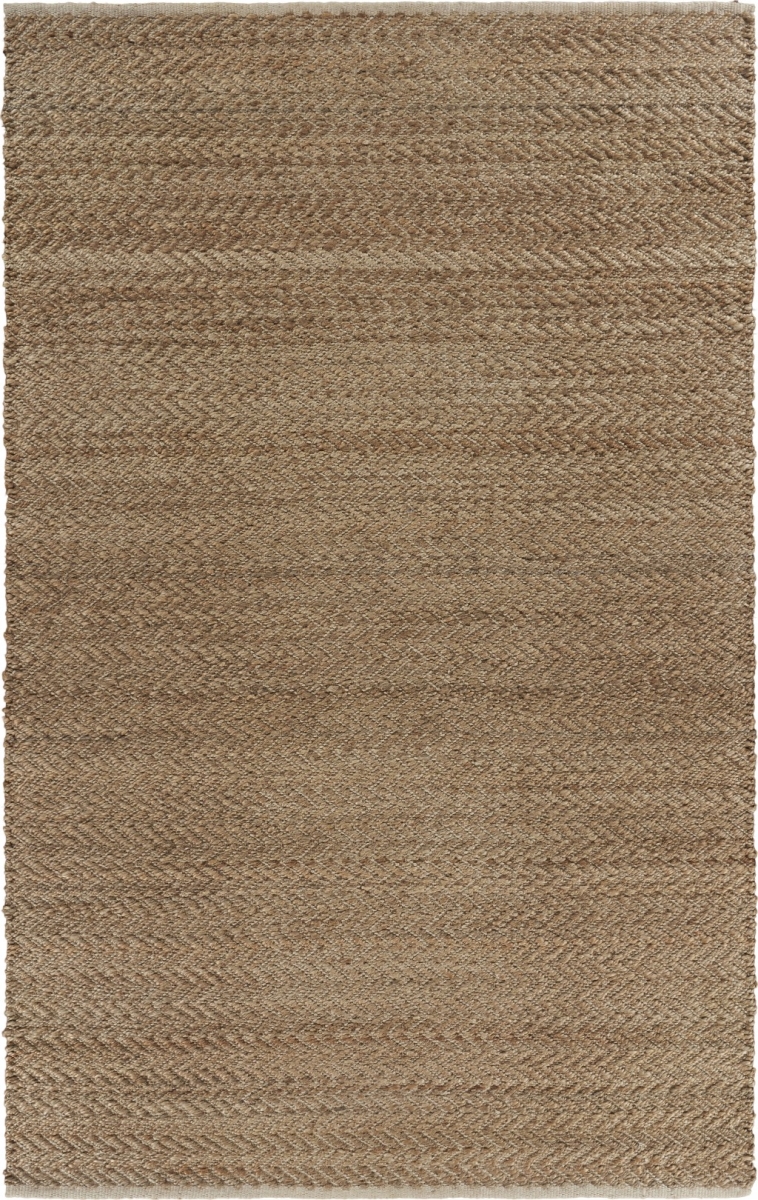 395159 5 x 8 ft. Natural Toned Chevron Pattern Area Rug