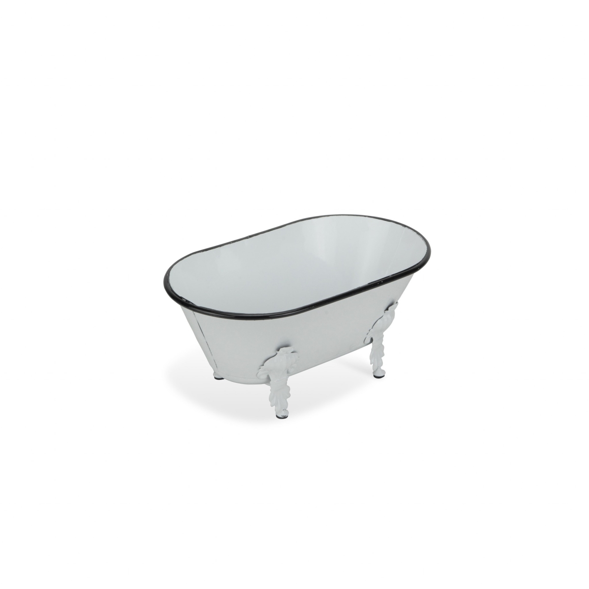 399646 Bathtub Decorative Sculpture, White