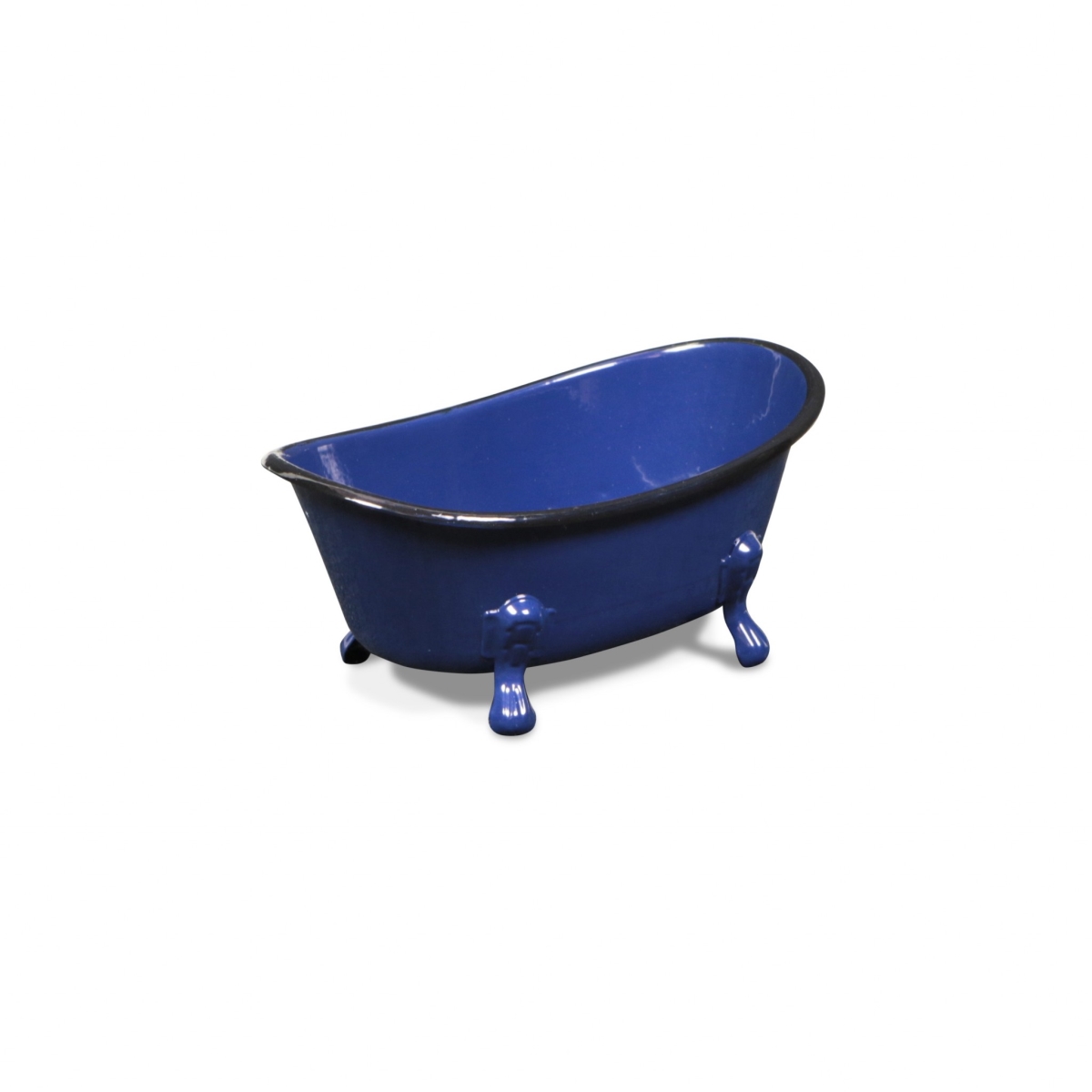Petite Royal Bathtub Decorative Sculpture, Blue