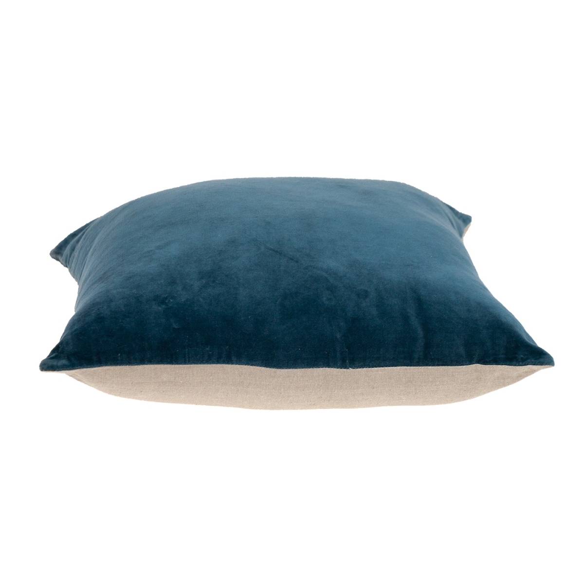 18 x 18 x 4 in. Aqua Teal Two Tone Throw Pillow