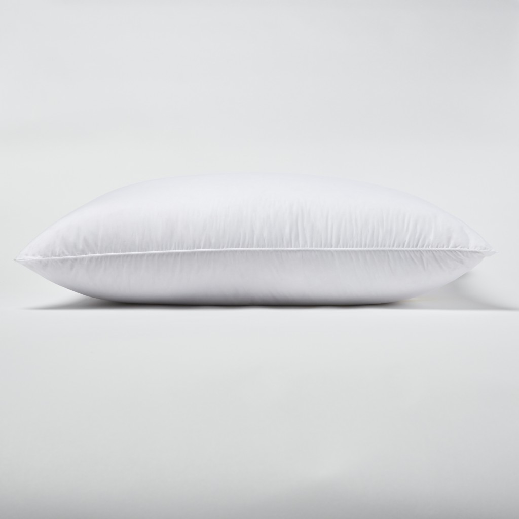 36 x 20 x 4.5 in. Premium Lux Siberian Down King Size Medium Pillow, White