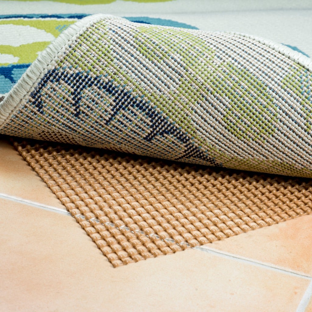 2 x 3 ft. Brown Non Slip Outdoor Rug Pad