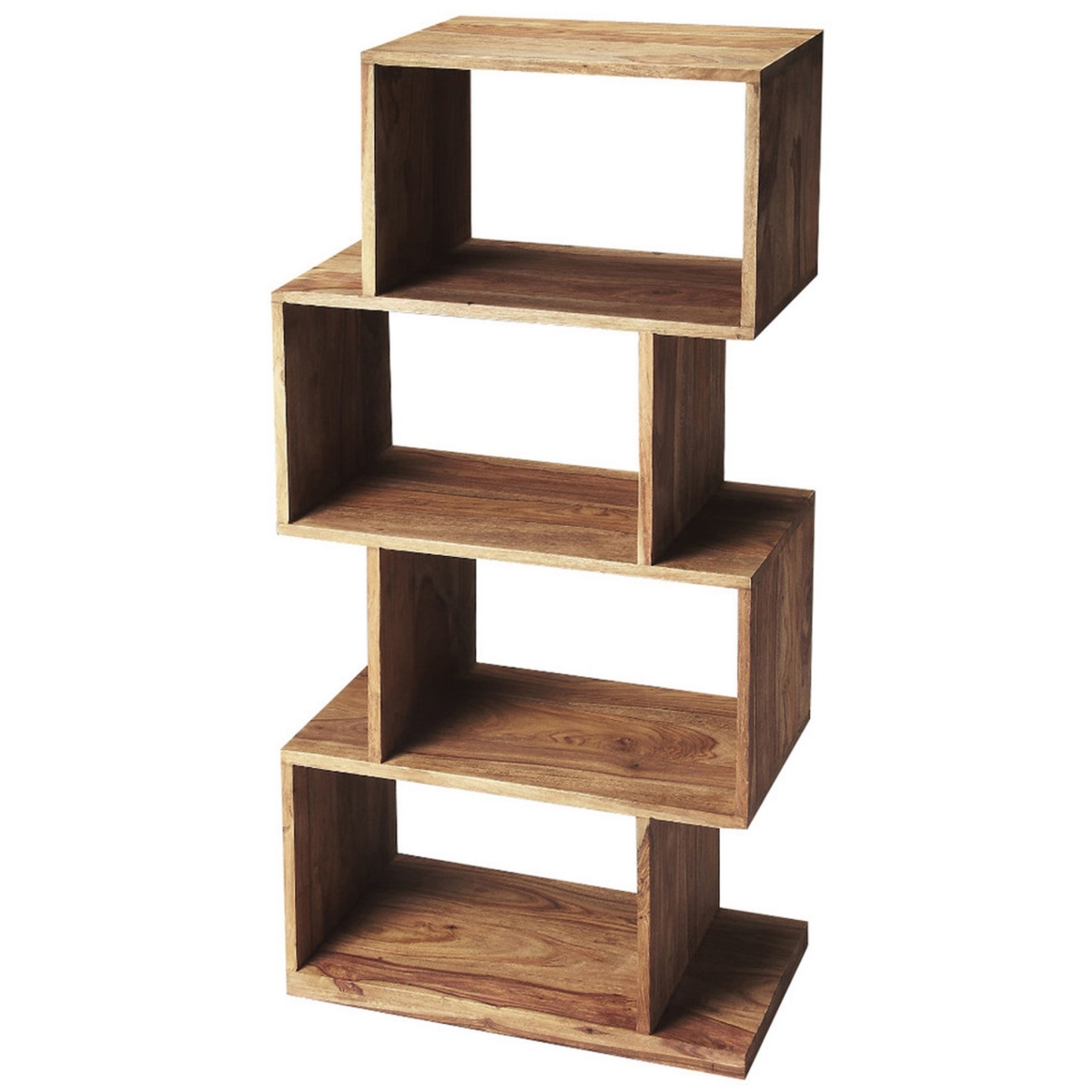 Picture of HomeRoots 389558 47.5 x 21.5 x 12 in. Stockholm Light Brown Modern Etagere Bookcase