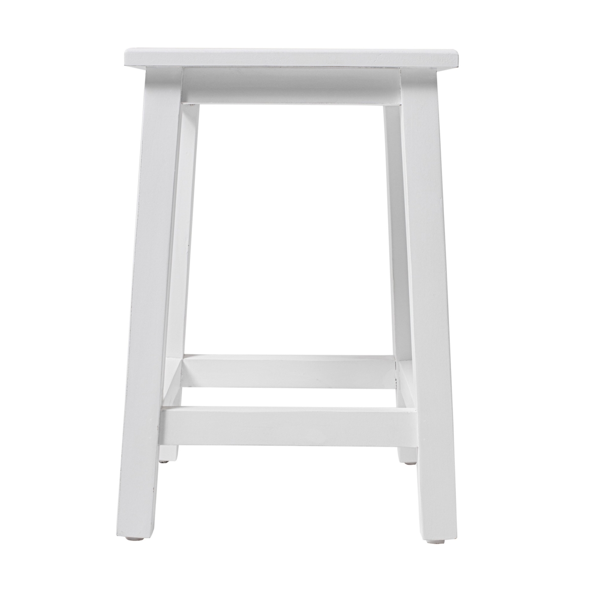 Home Roots 397672 Classic White Stool
