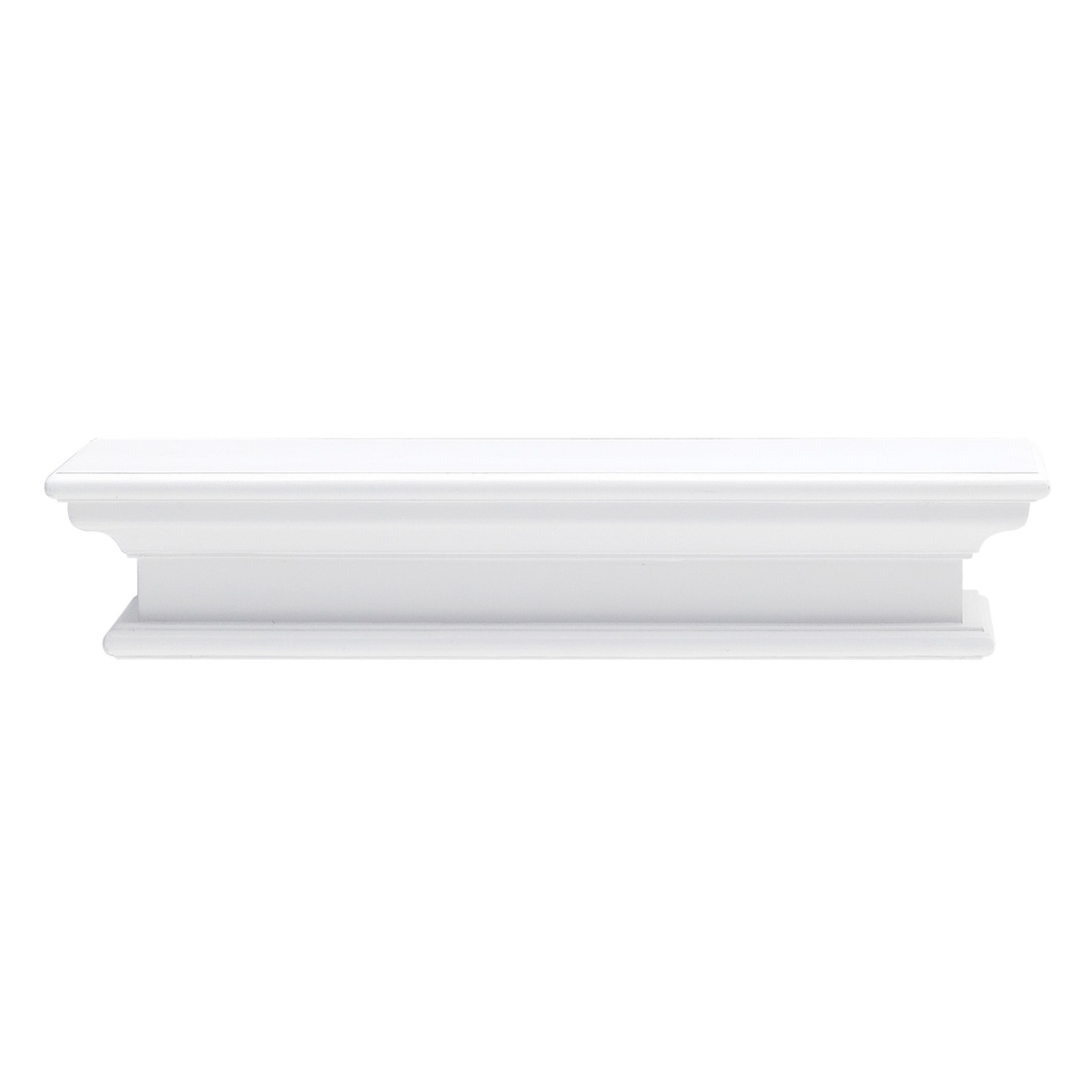 23 in. Classic White Floating Wall Shelf
