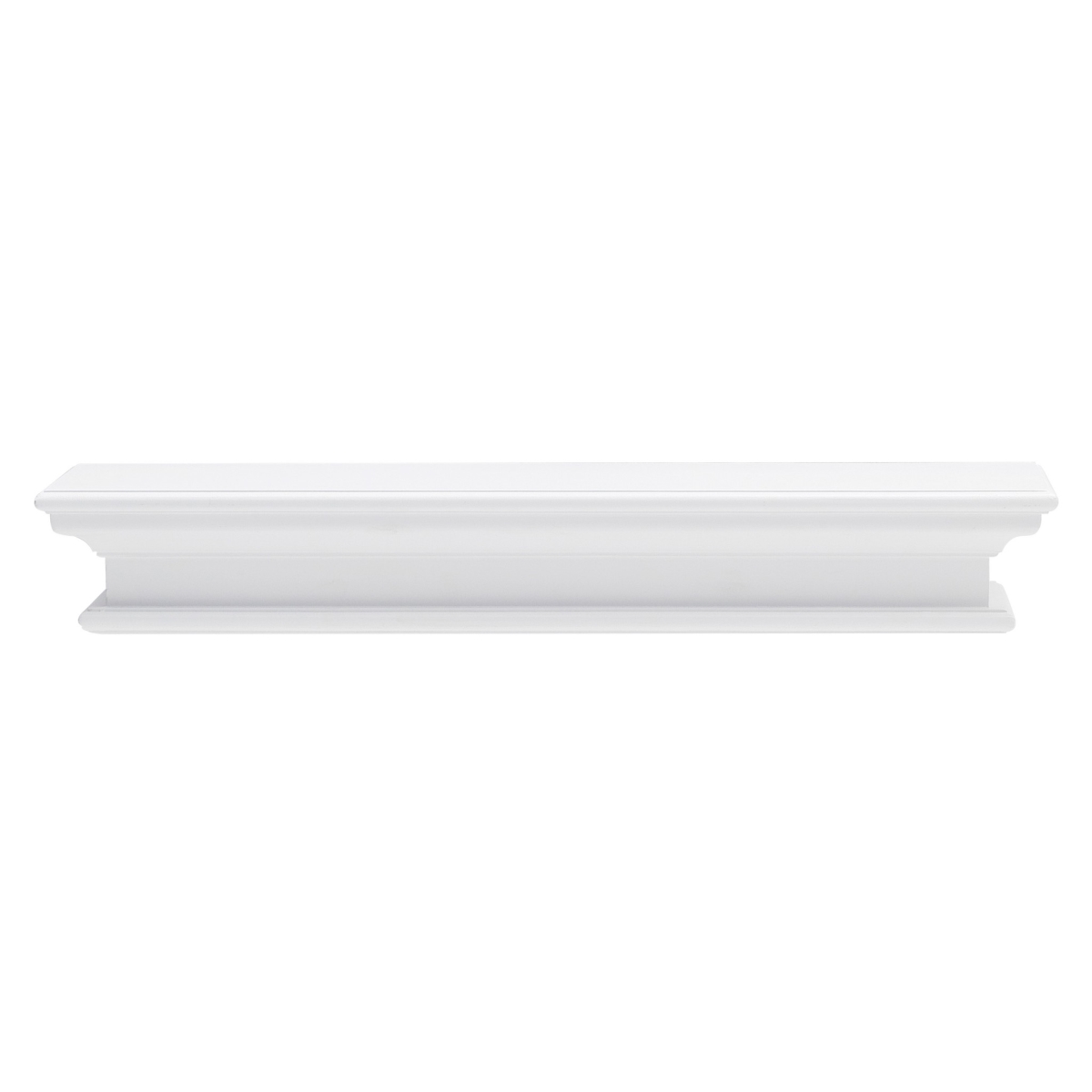 397788 32 in. Classic White Floating Wall Shelf