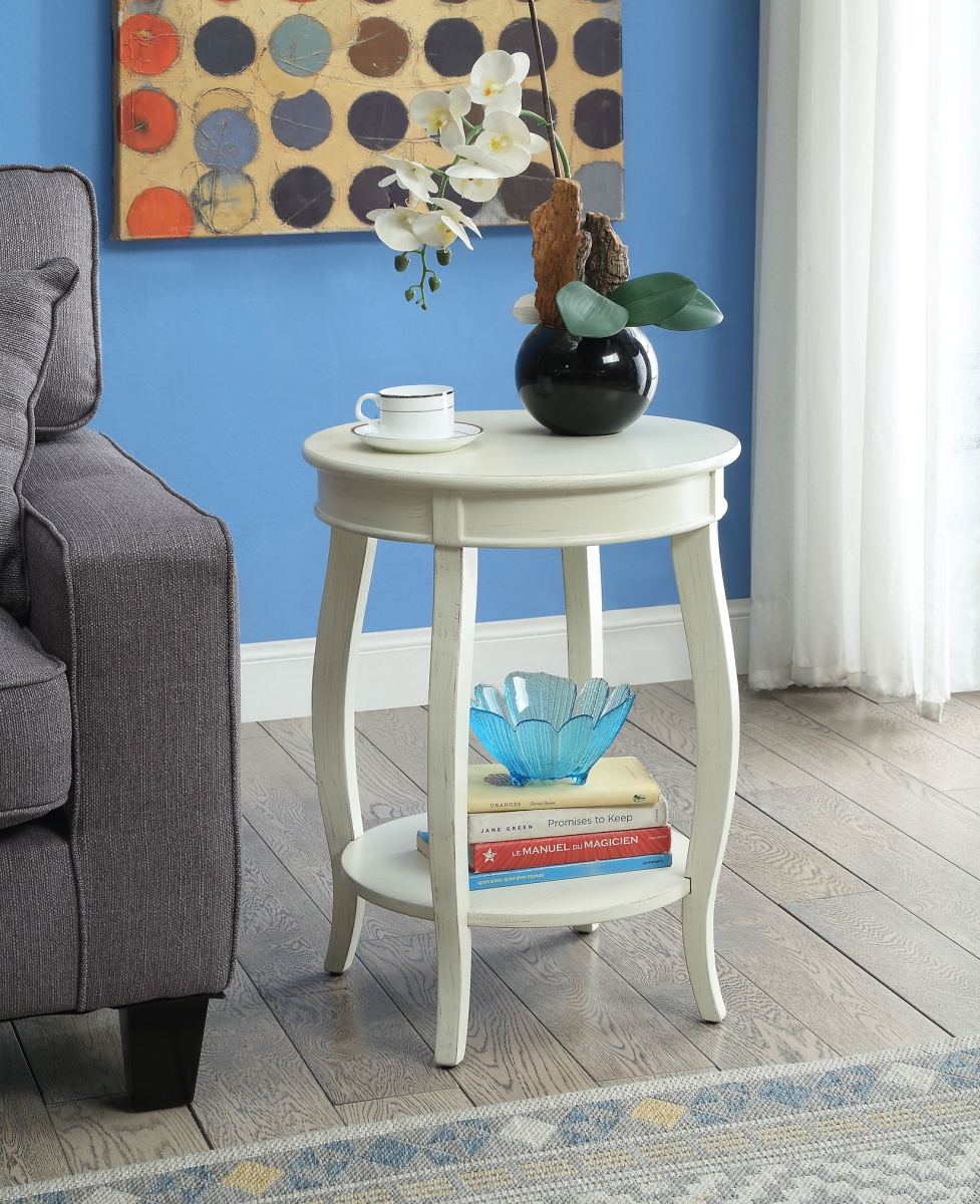 Aberta Side Table Red - 24 x 18 x 18 in.