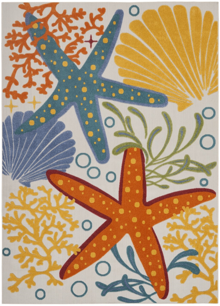 7 x 10 ft. Multi Color Indoor & Outdoor Area Rug