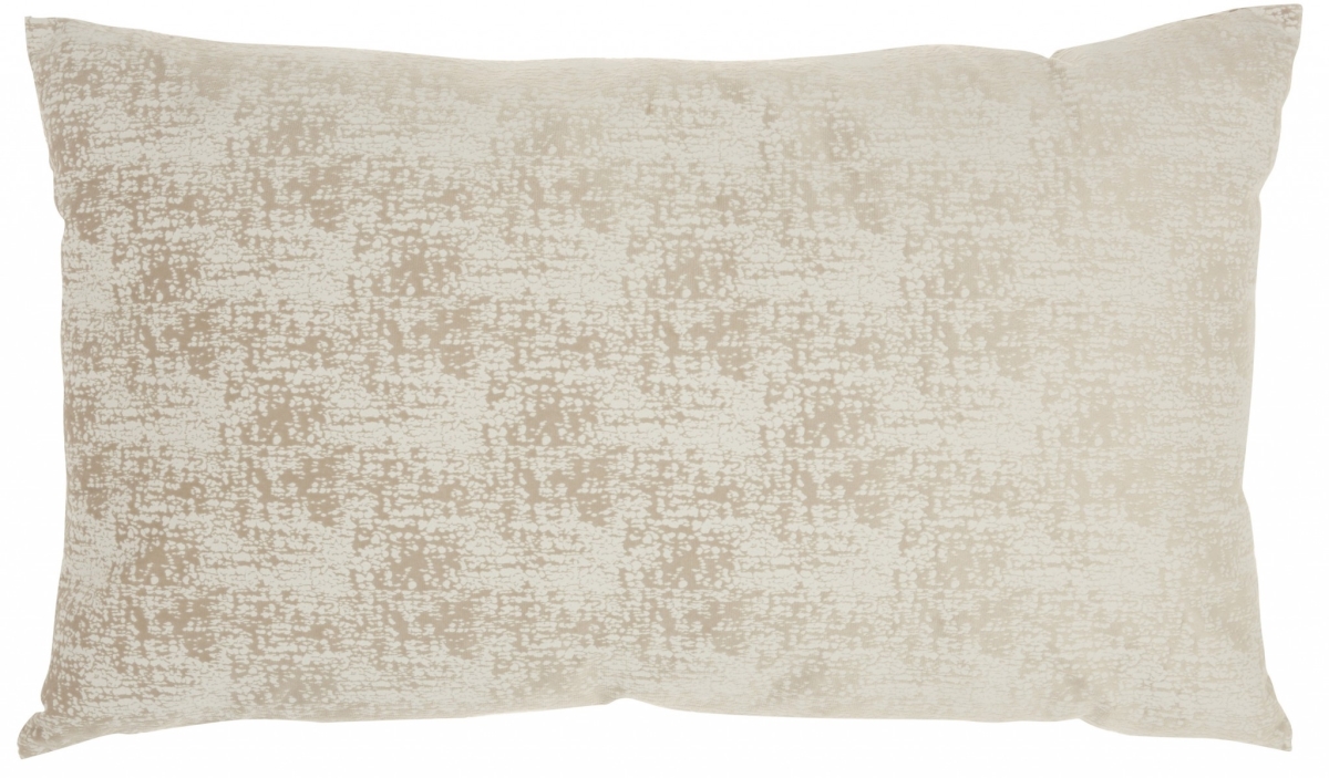 Picture of Homeroots 386151 14 x 24 in. Distressed Gradient Lumbar Pillow, Beige
