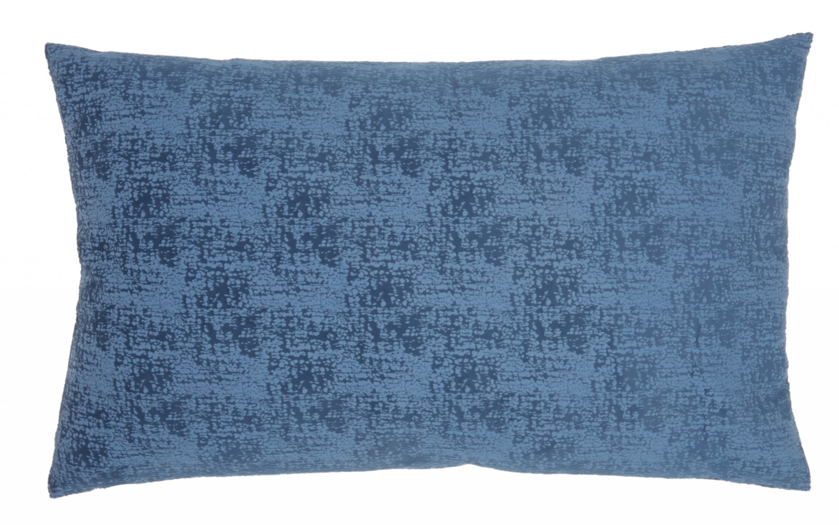 Picture of Homeroots 386159 14 x 24 in. Distressed Gradient Lumbar Pillow, Navy