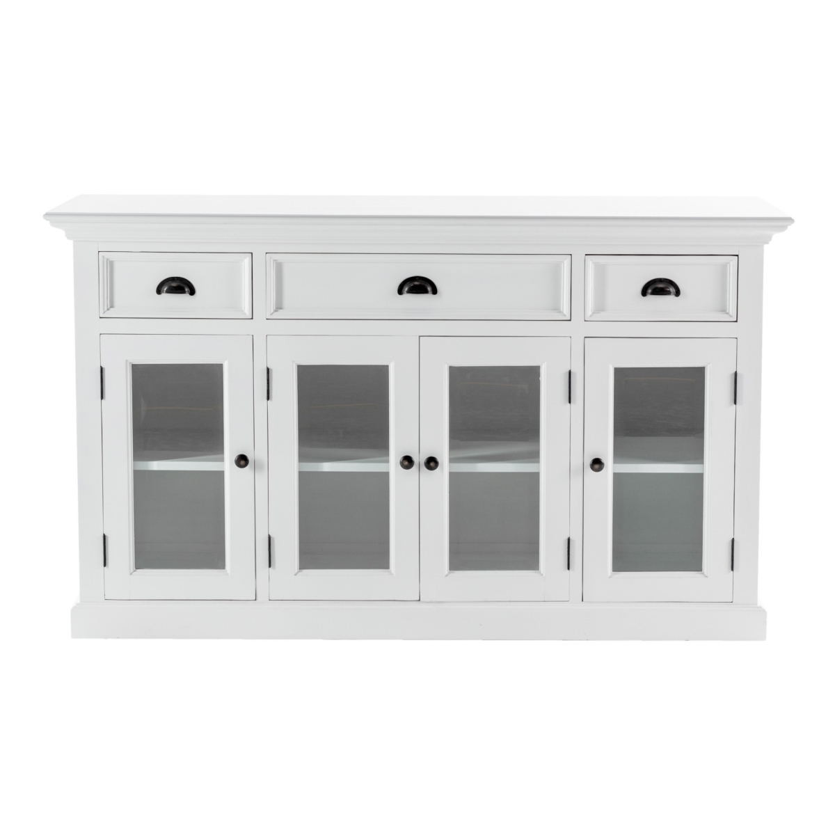 33.46 x 57.09 x 19.69 in. Modern Farmhouse White Buffet Server