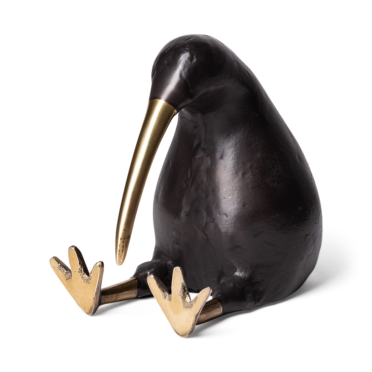 392517 Black Metal Tropical Bird Sculpture