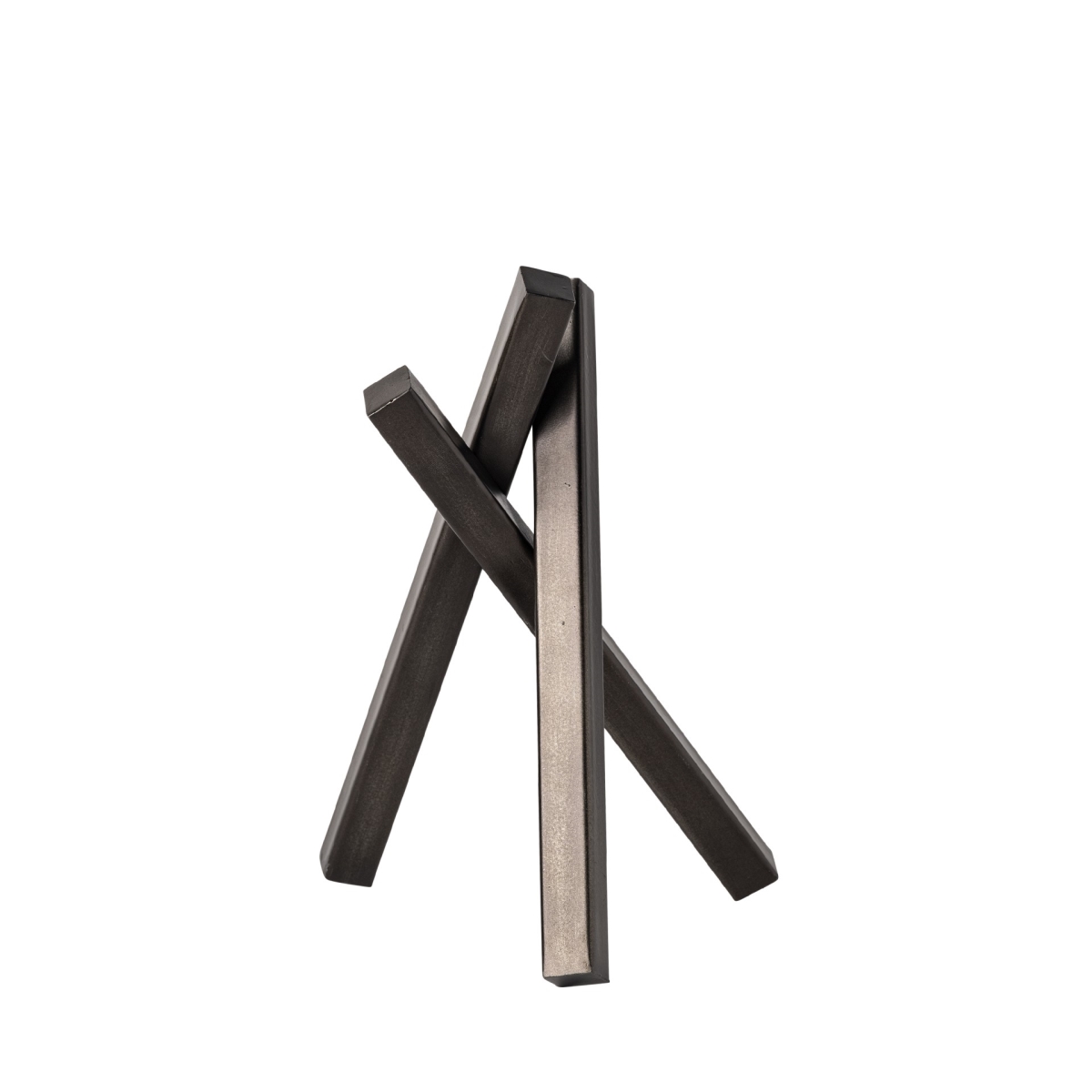 Petite Metal Geometric Decor Piece, Black