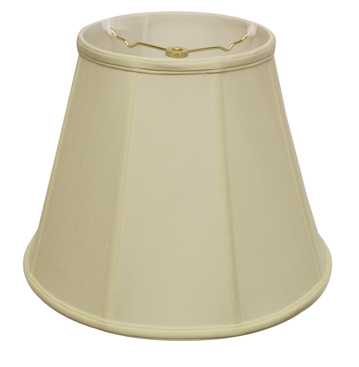 14 in. Ivory Slanted Empire Monay Shantung Lampshade, Egg