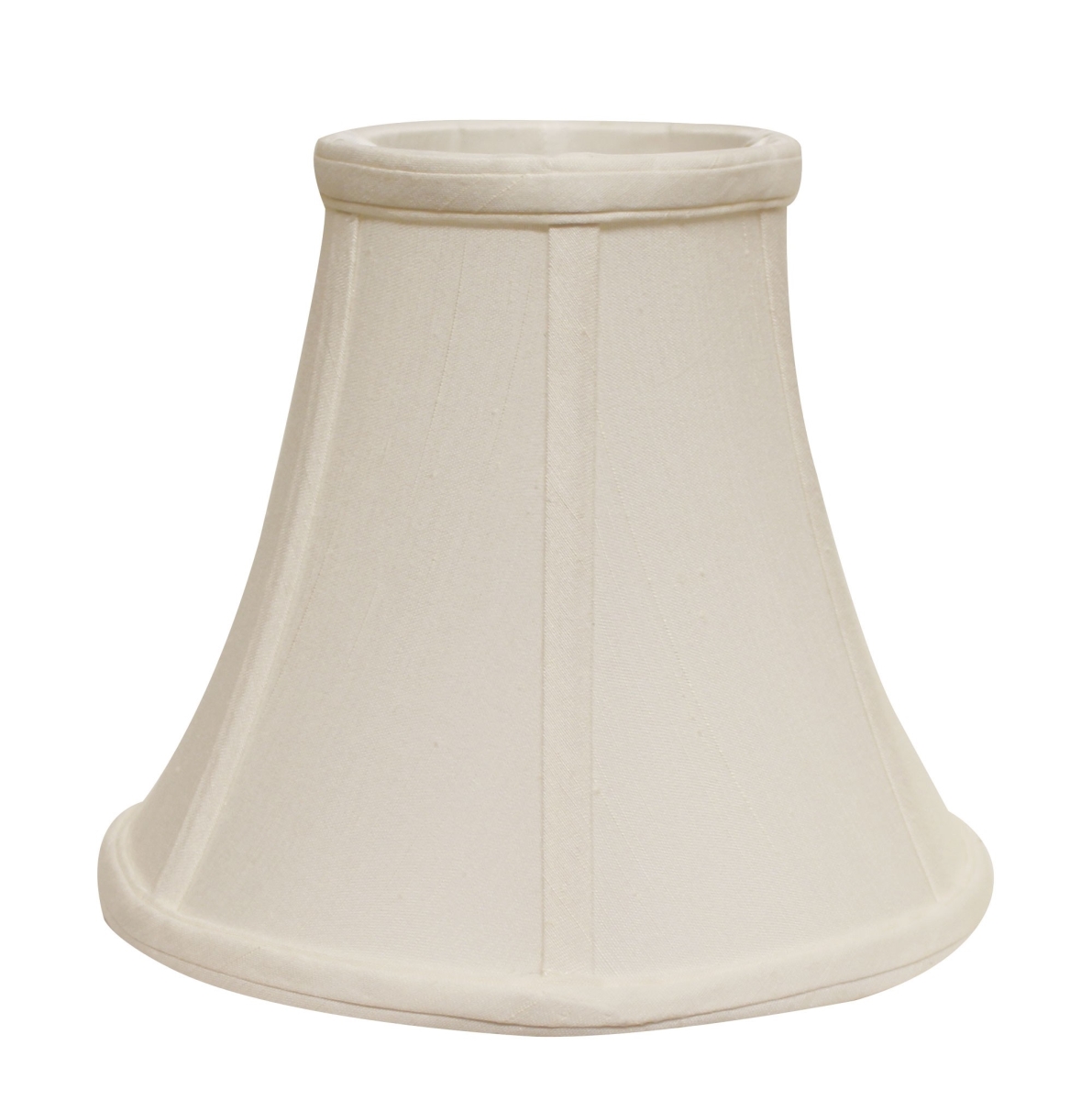 16 in. White Premium Bell Monay Shantung Lampshade