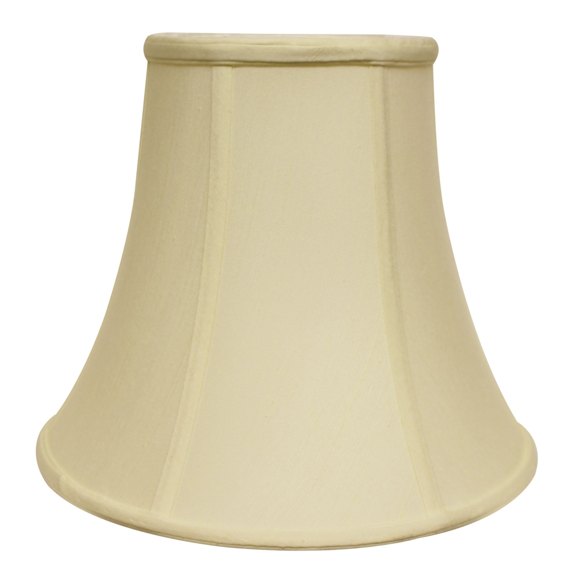 16 in. Ivory Premium Bell Monay Shantung Lampshade, Egg