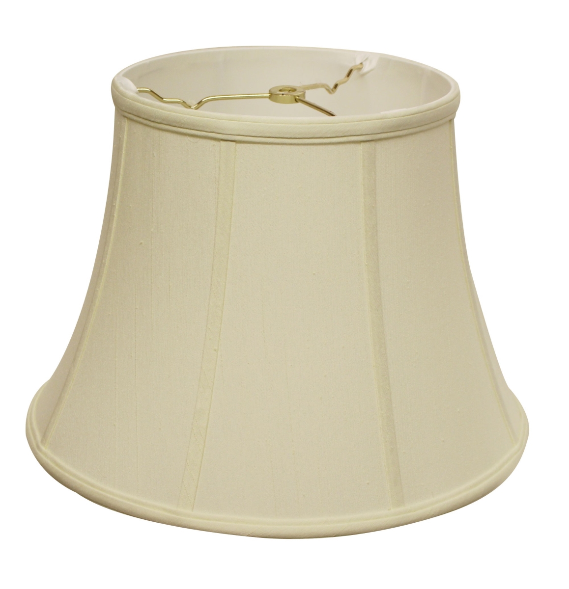 18 in. Ivory Altered Bell Monay Shantung Lampshade, Egg