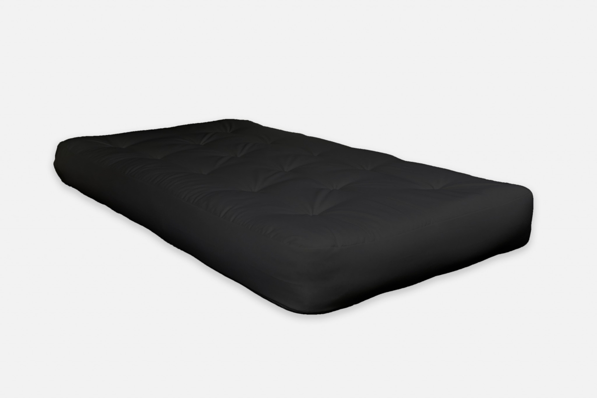 Picture of HomeRoots 415486 8 ft. Black Double Poly Full Futon Mattress