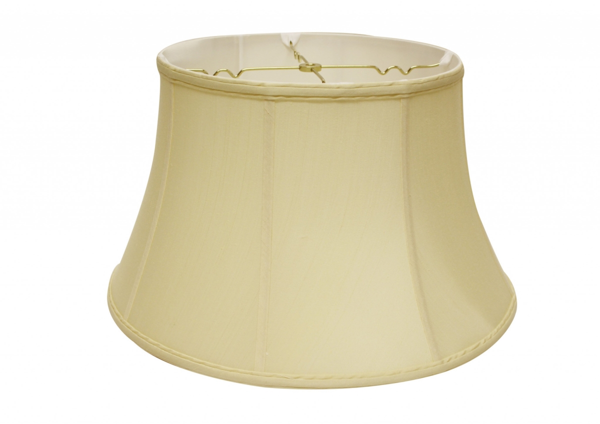 469495 18 in. Antique White Drum Monay Shantung Lampshade