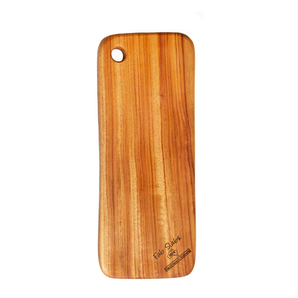 Picture of HomeRoots 469160 Natural Wood Rounded Rectangle Narrow Anti-Bacterial Cutting Board