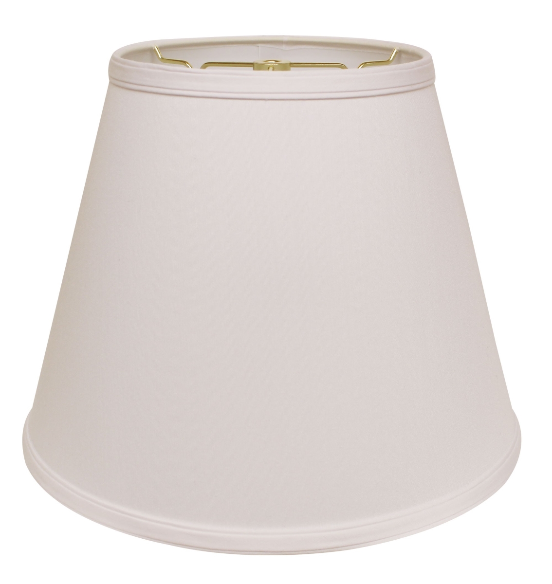 18 in. White Empire Deep Slanted No Slub Lampshade