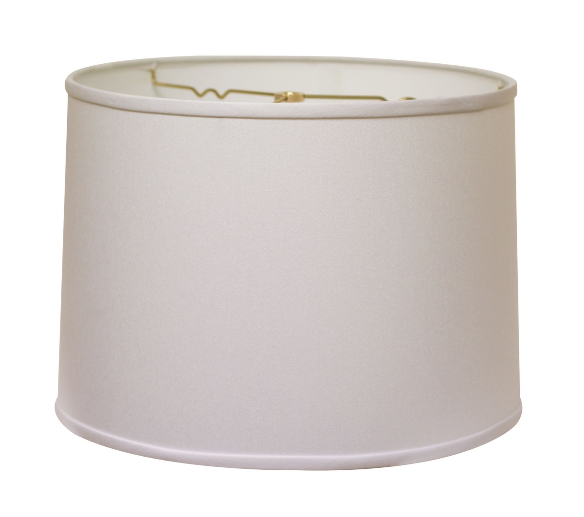 470171 14 in. Throwback Drum No Slub Lampshade - White