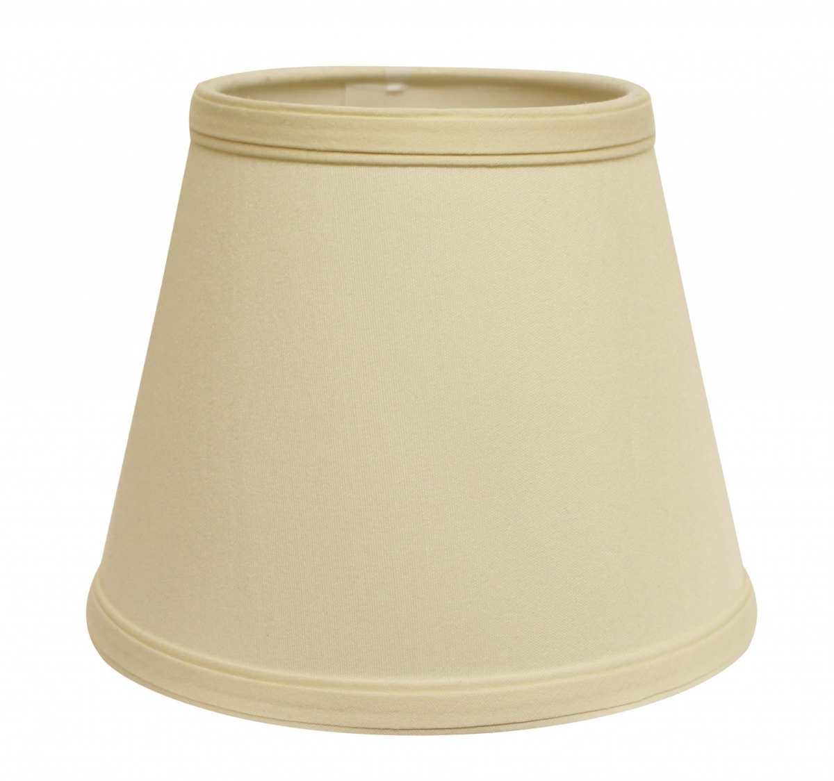 19 in. Ivory Empire Slanted No Slub Lampshade, Egg
