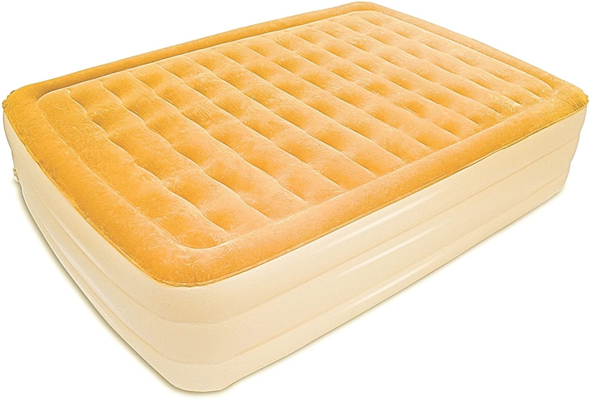 Butterscotch Dreamy Golden Inflatable Queen Size Bed Mattress