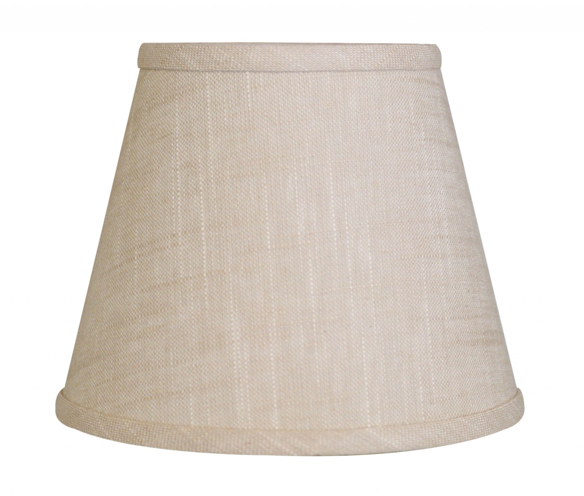8 in. Hardback Empire Linen Lampshade - Light Wheat