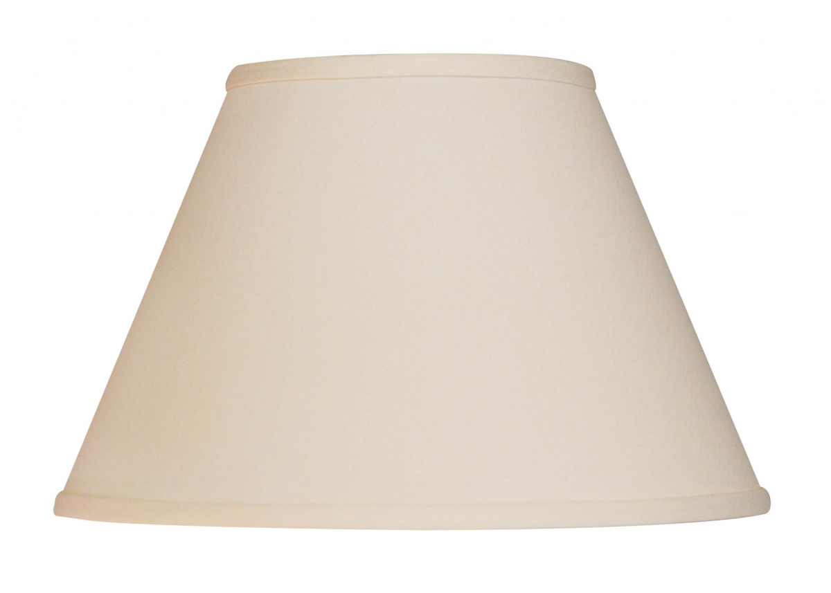12 in. Premium Empire Slanted No Slub Lampshade - Ivory
