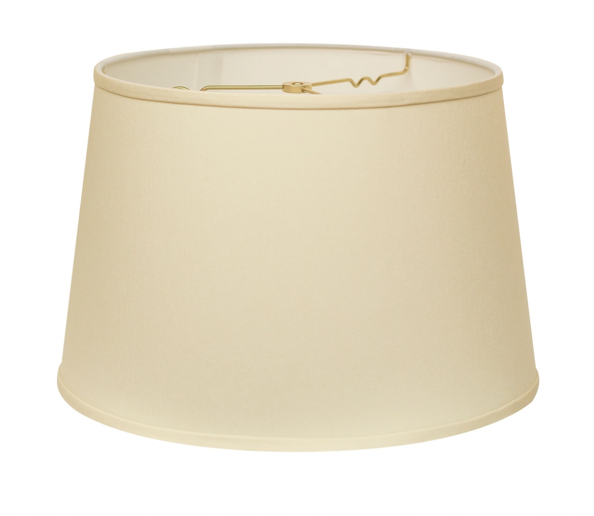 18 in. Rounded Empire Slanted No Slub Lampshade - Ivory