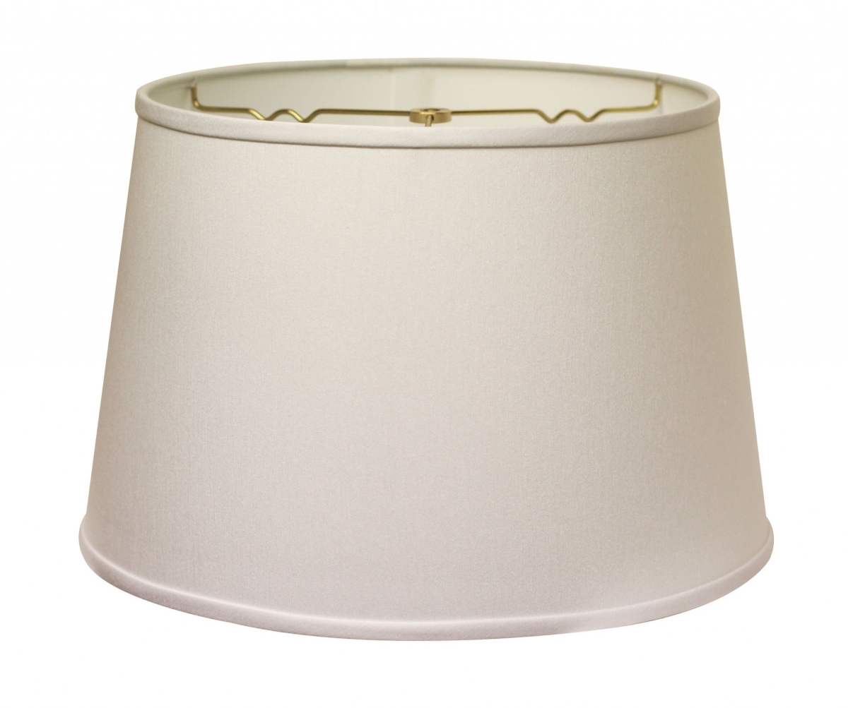 18 in. Rounded Empire Slanted No Slub Lampshade - White