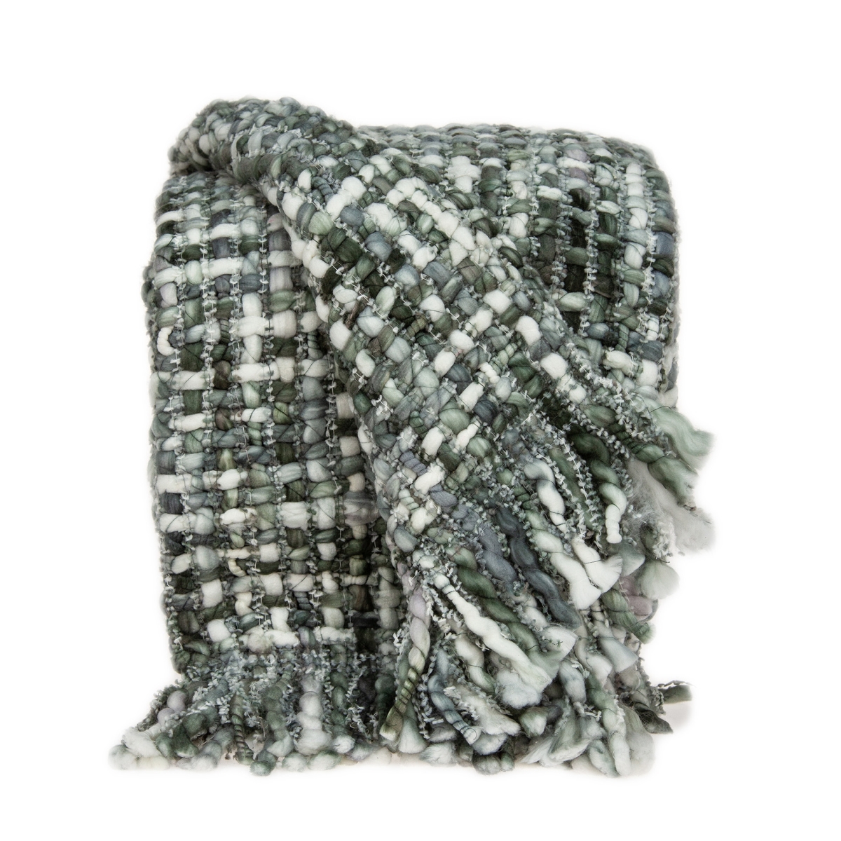 476229 Multi Color Transitional Dreamy Knitted Soft Throw, Multi Color