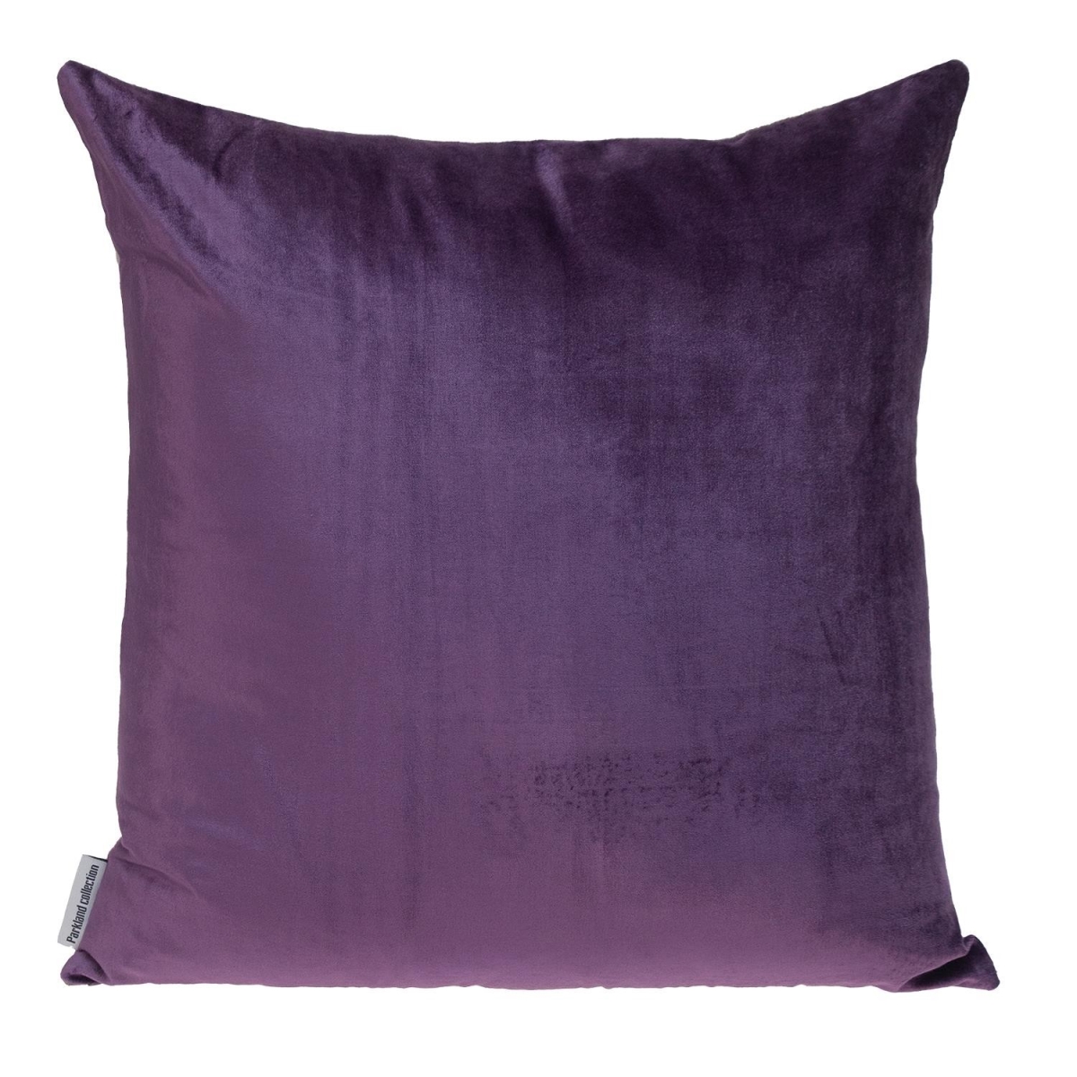 Purple & Dark Gray Dual Solid Color Reversible Throw Pillow, Multi Color