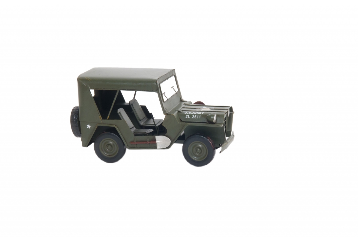 C1940 Willys Quad Overland Jeep Sculpture