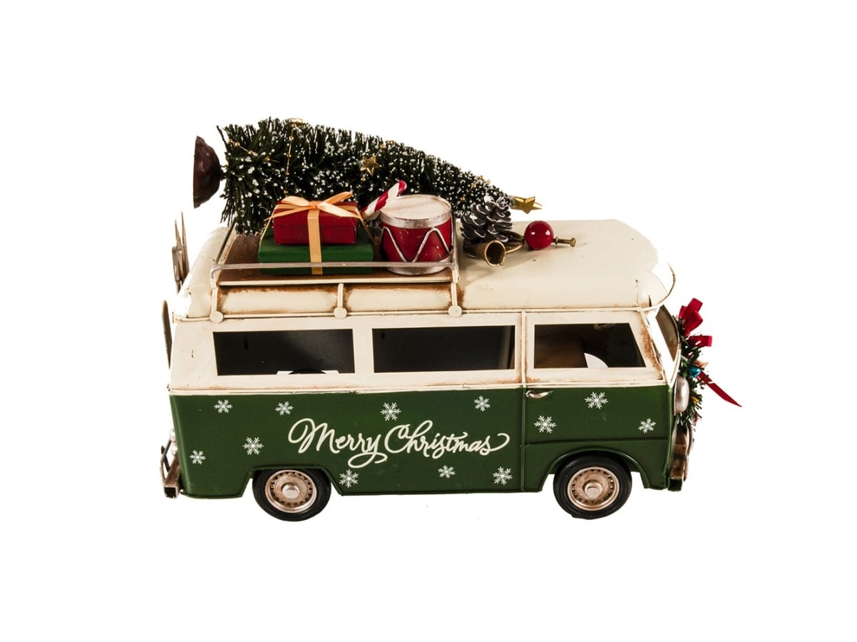 C1960s Volkswagen Christmas Bus Sculpture