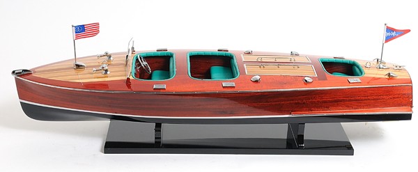 Picture of HomeRoots 401204 C1928 Chris Craft Triple Cockpit Large Painted Model