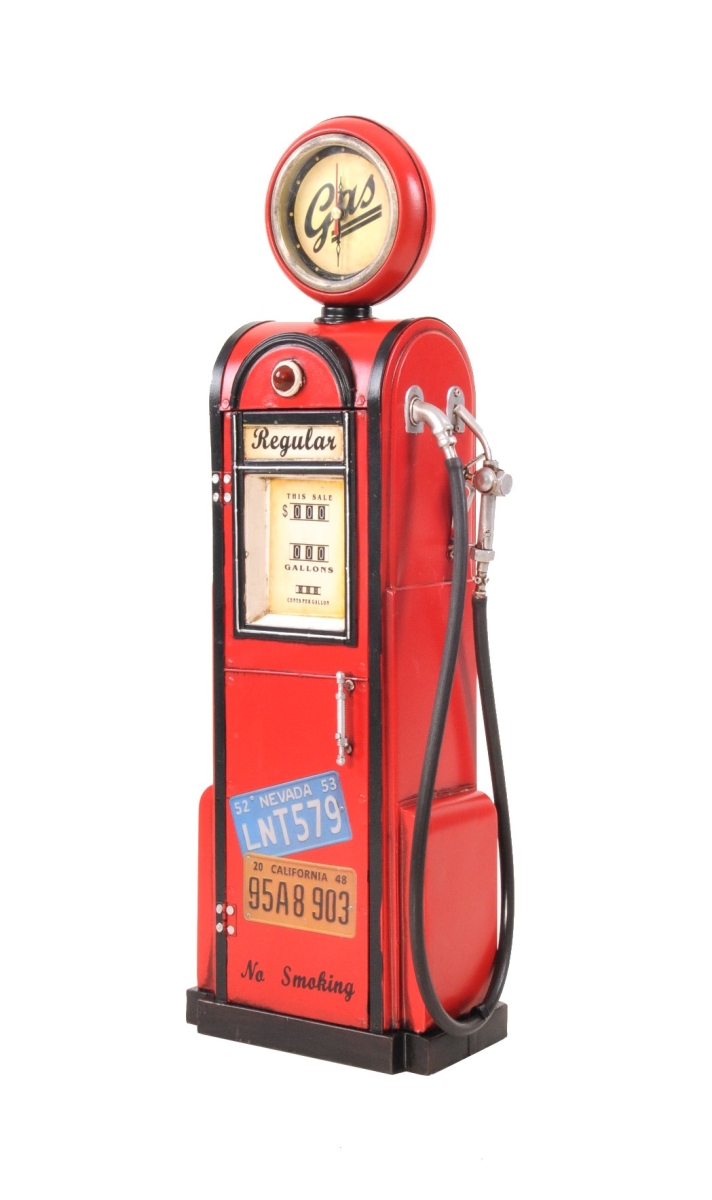 401102 Gas Pump Clock Sculpture