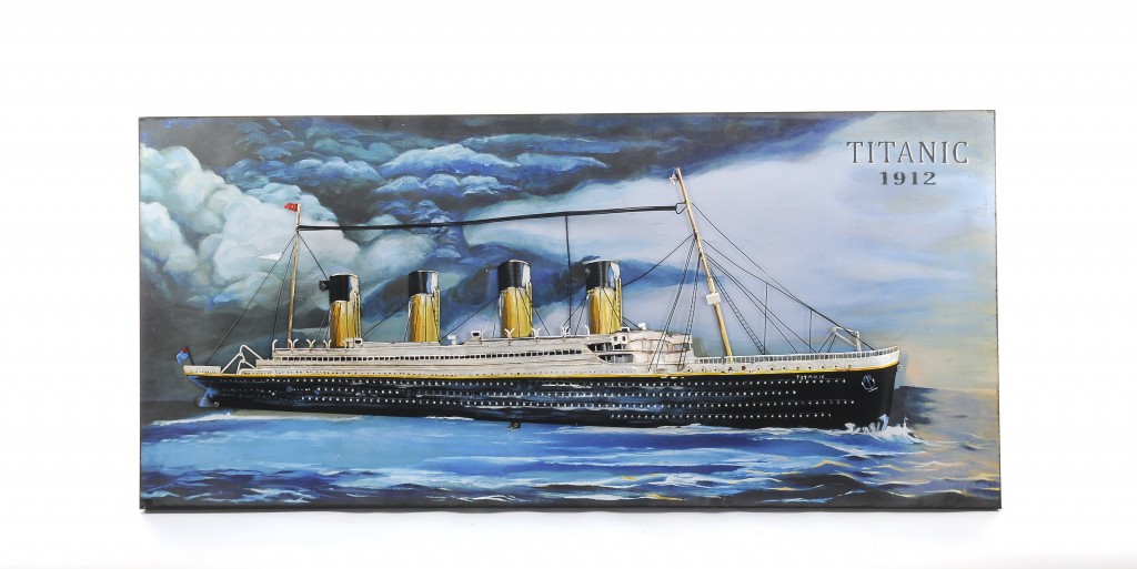 401125 1912 RMS Titanic 3D Ship Painting -  HomeRoots