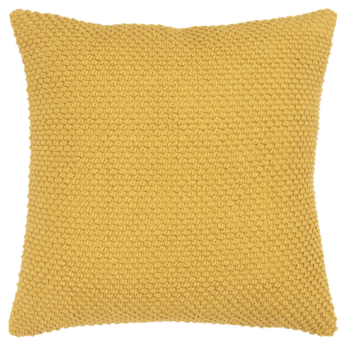403130 Yellow Nubby Textured Modern Throw Pillow