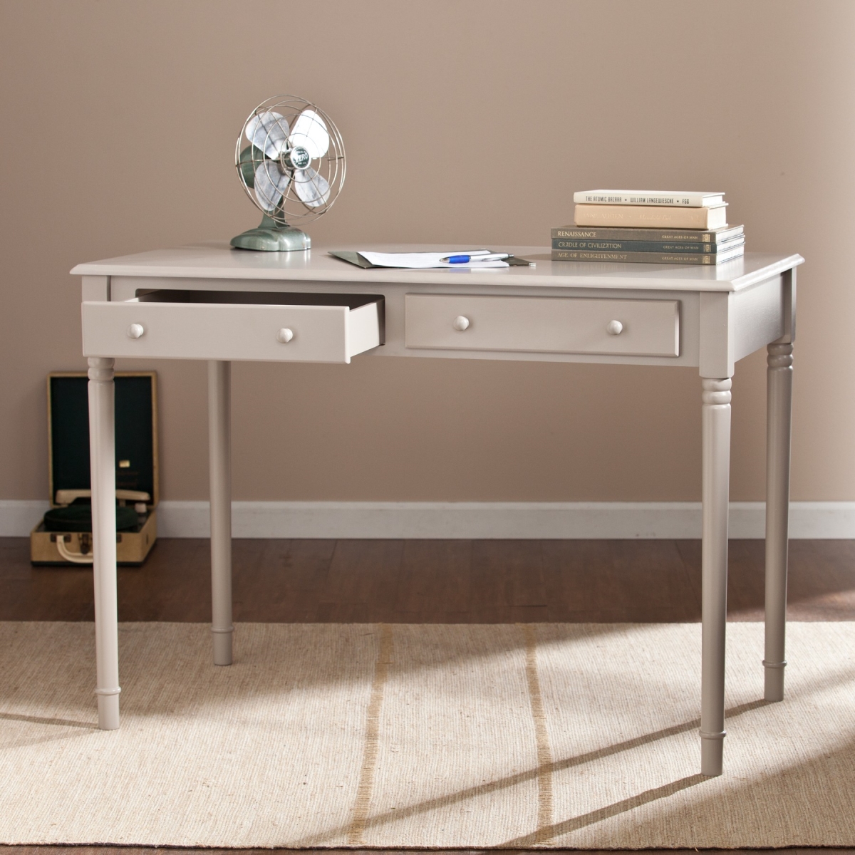 402016 Warm Gray Writing Desk