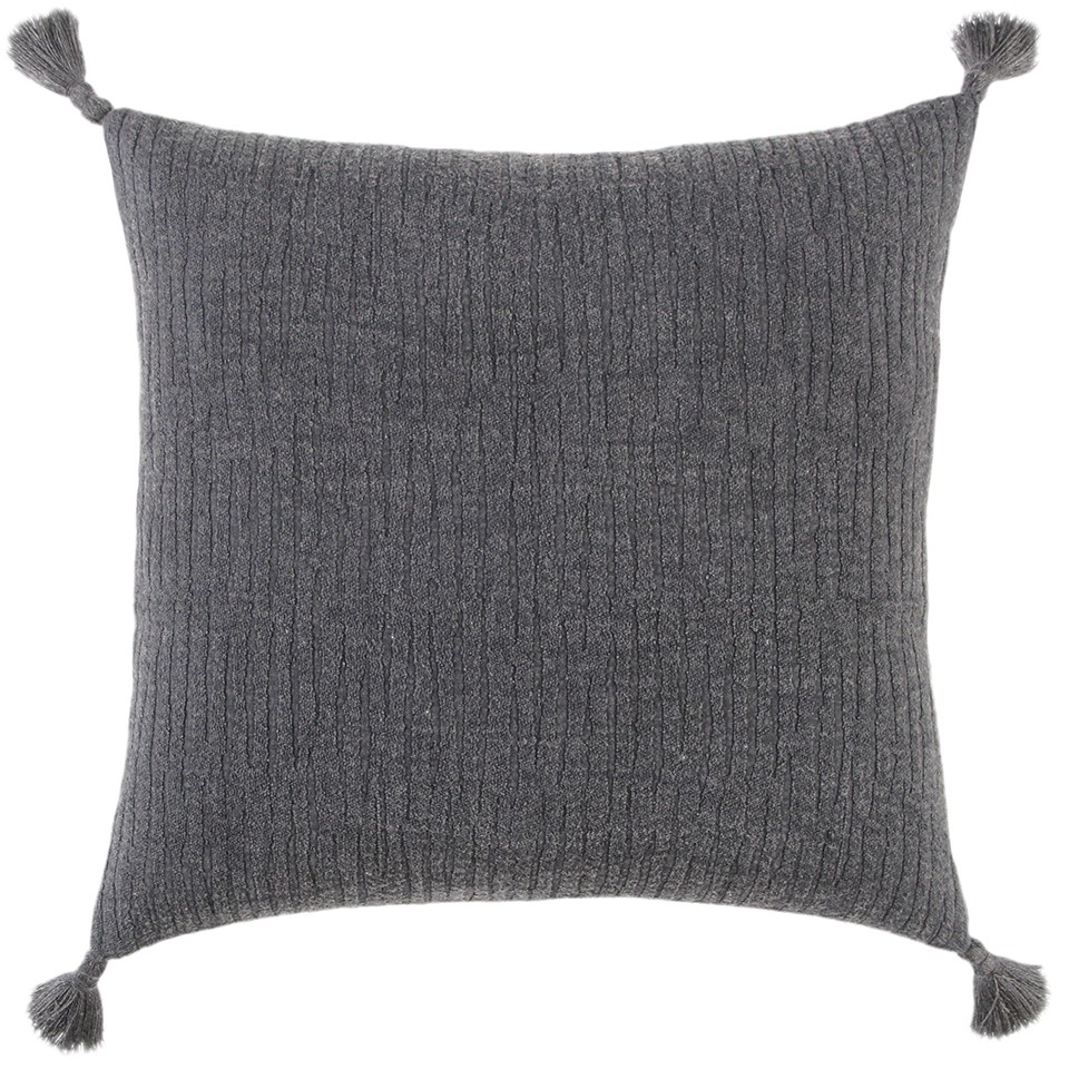 403499 Black Solid Tonal Abstract Stripe Throw Pillow