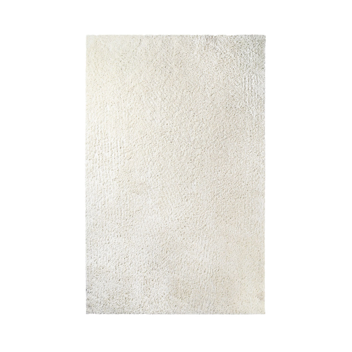 4 x 6 ft. Shag Stain Resistant Rectangle Area Rug - Ivory