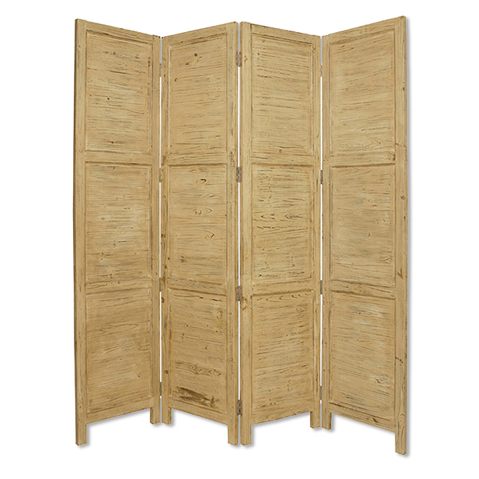 1 x 76 x 84 in. Wood Screen, Yellow