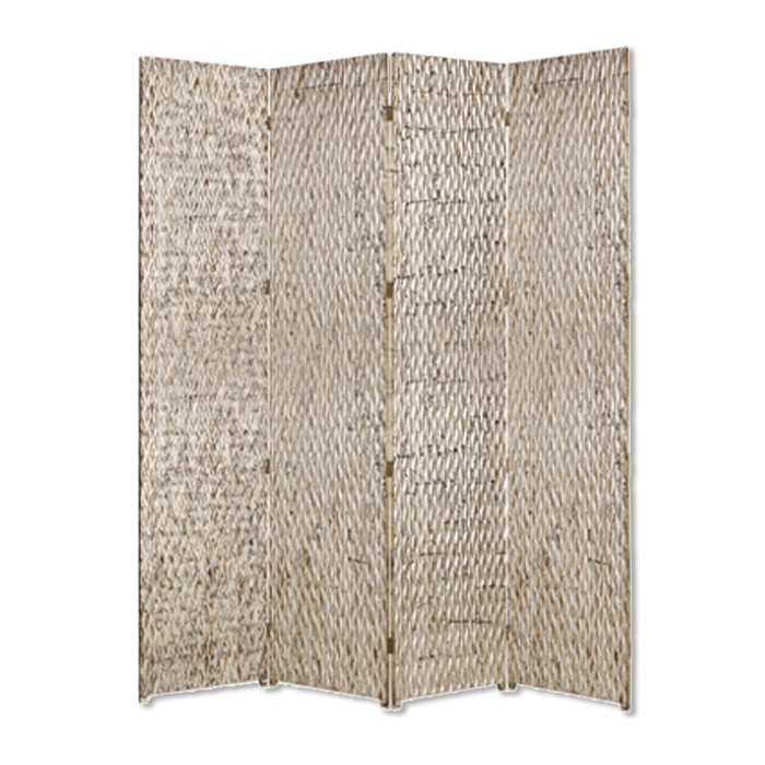 1 x 84 x 84 in. Wood Screen, Silver