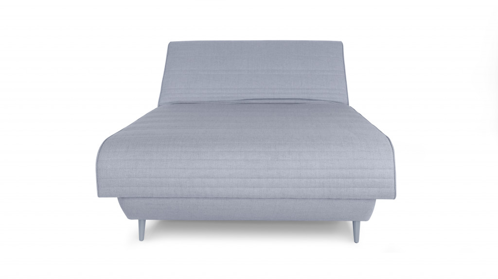 Adjustable Hybrid Storage Bed with Full Mattress, Light Gray