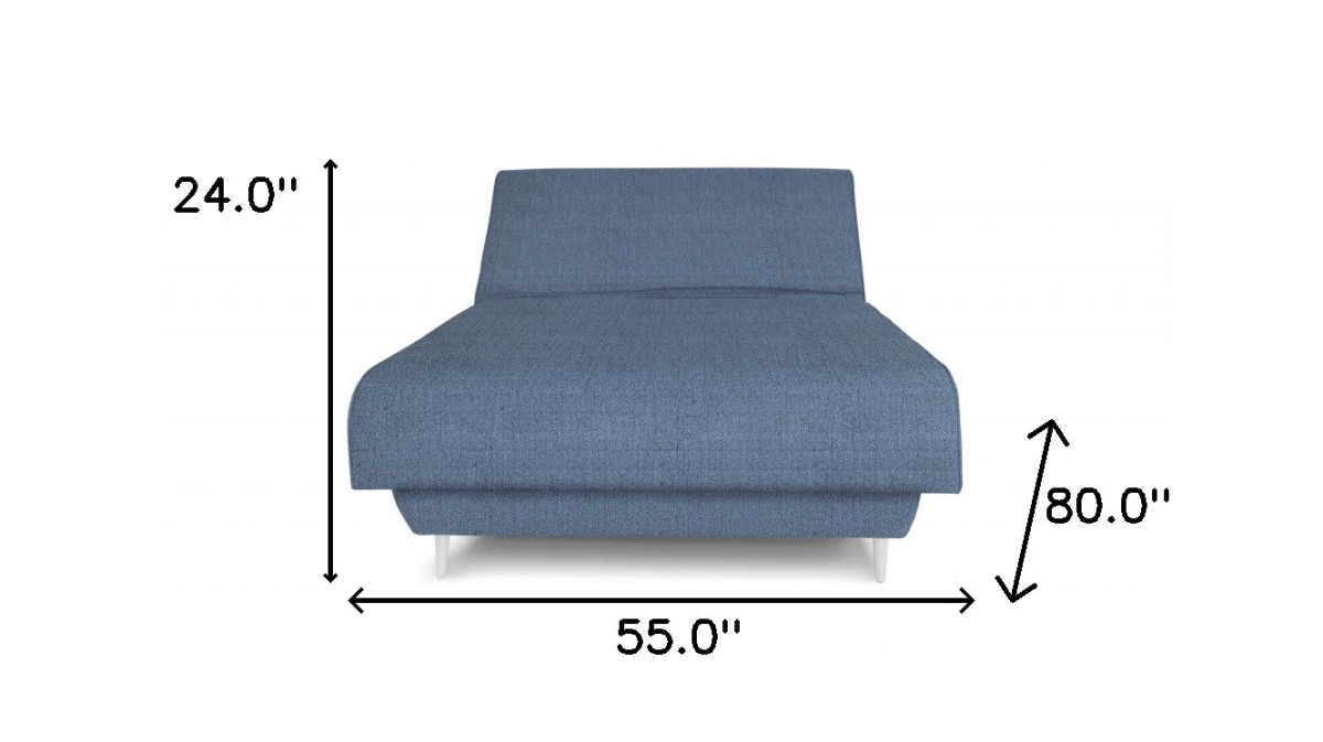 Adjustable Hybrid Storage Bed with Full Mattress, Navy Blue