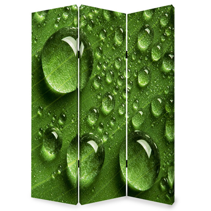 1 x 48 x 72 in. Wood Canvas Rain Screen, Multi Color