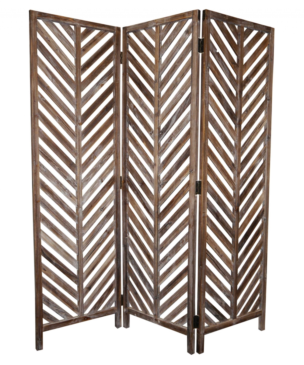 1 x 63 x 72 in. Wood Screen, Brown