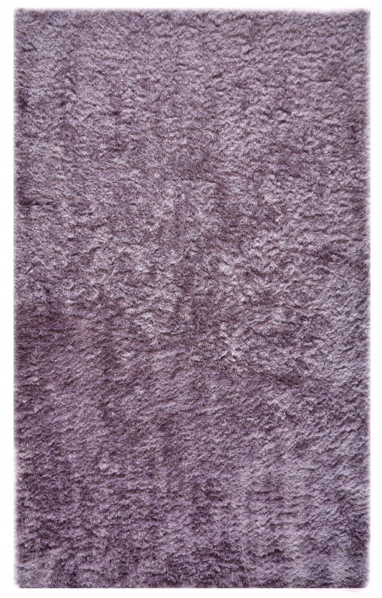 4 x 6 ft. Purple Shag Hand Tufted Handmade Rectangle Area Rug - Purple - 4 x 6 ft.